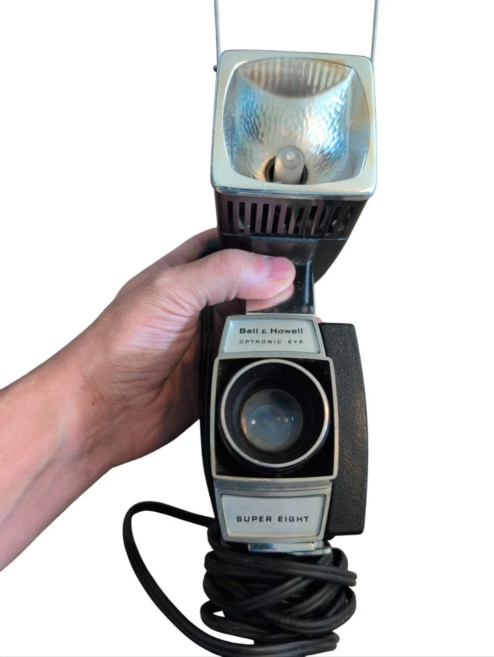 Bell & Howell Autoload 8mm Video Camera in Black and Silver